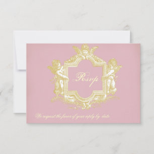 Georgiana (Pioenroze) RSVP Kaart