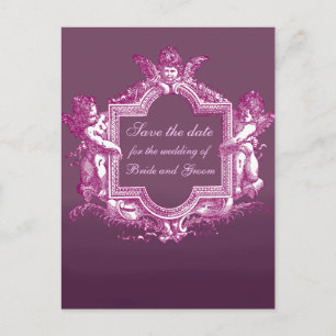 Georgiana (Plum) Save the Date Aankondigingskaart