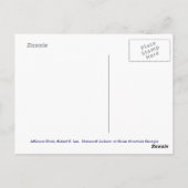 Georgia's Stone Mountain Monument Briefkaart (Achterkant)