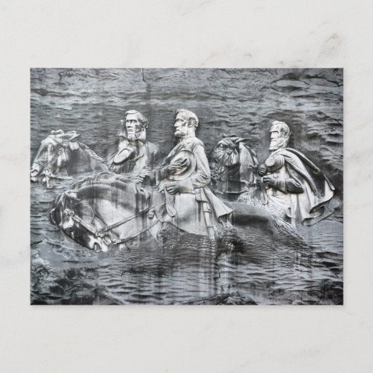 Georgia's Stone Mountain Monument Briefkaart (Voorkant)