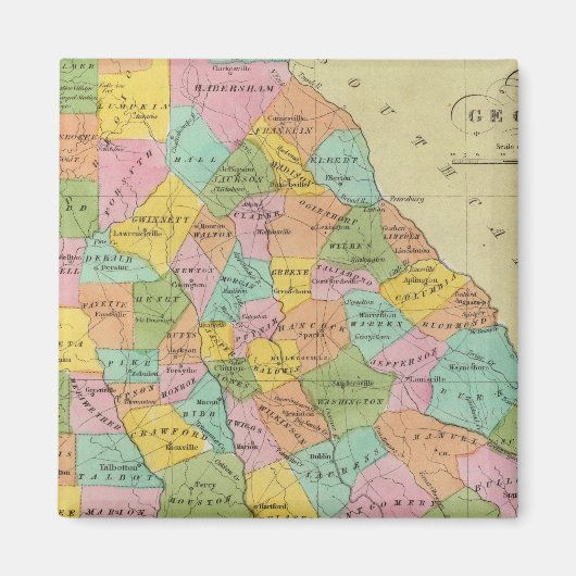 Georgië 10 magneet (Voorkant)