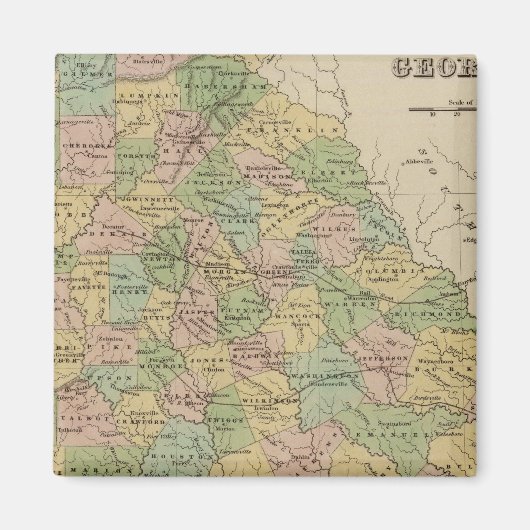 Georgië 10 magneet (Voorkant)