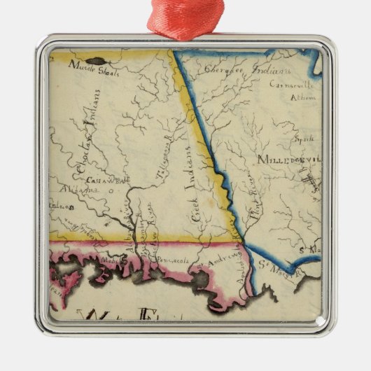 Georgië 13 metalen ornament (Voorkant)