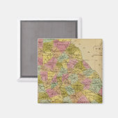 Georgië 4 magneet (Voorkant / Achterkant)