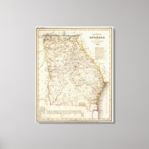 Georgië 5 canvas afdruk
