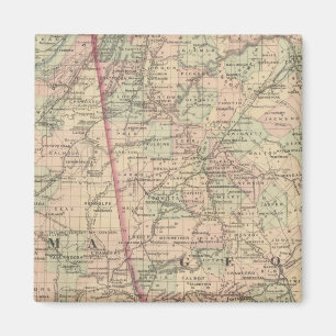 Georgië en Alabama Magneet