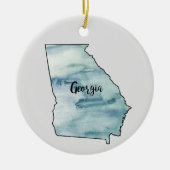 Géorgie Etat peinture ornement d'illustration (Devant)