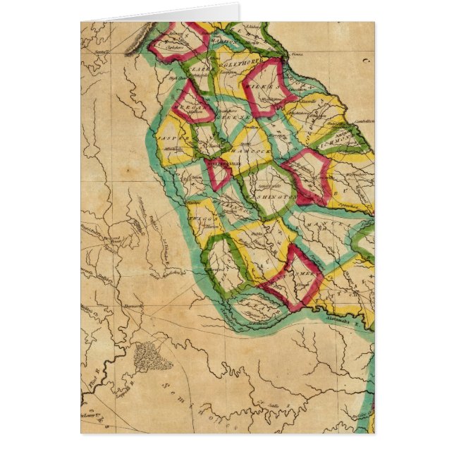 Georgië-kaart (Voorkant)