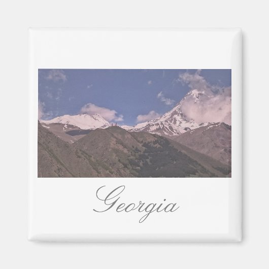 Géorgie Kazbegi Architecture Magnet nature (Devant)