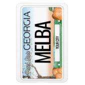 Georgië Licentie Bord Flexibel Magneet (Verticaal)