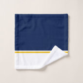 Géorgie or et marine (Gant de toilette)