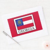 Georgië Rechthoekige Sticker (Envelop)