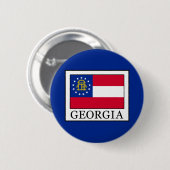 Georgië Ronde Button 5,7 Cm (Voorkant /achterkant)