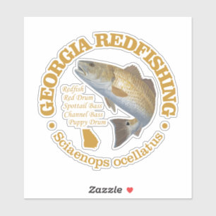 Georgië (roodbaars) sticker