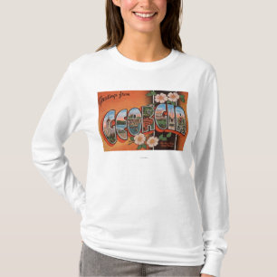 Georgië (Roos Cherokee) - Grote lettertjes T-shirt