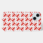 Georgië Sakartvelo vlag patroon Case-Mate iPhone Case (Achterkant (horizontaal))