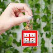 Georgië Sleutelhanger (Hand)