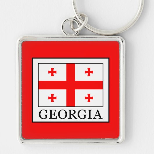 Georgië Sleutelhanger (Voorkant)