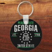 Georgië Sleutelhanger (Voorkant)