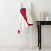 Georgië Staat Vlag Print Patriottisch Sherpa Deken (In situ)