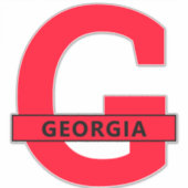 Georgië Sticker (Voorkant)