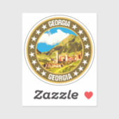 Georgië Sticker (Vel)