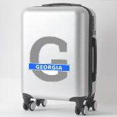 Georgië Sticker (Koffer)
