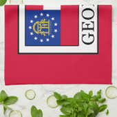 Georgië Theedoek (Gevouwen)