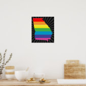 georgië trots . poster (Keuken)