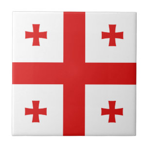 Georgië Vlag Keramische Tegel Tegeltje