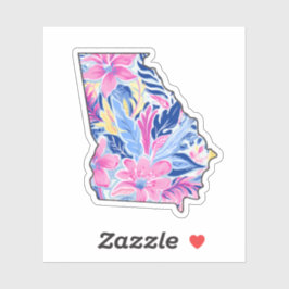 Georgië - Zomerse Sticker - Lilly Inspired