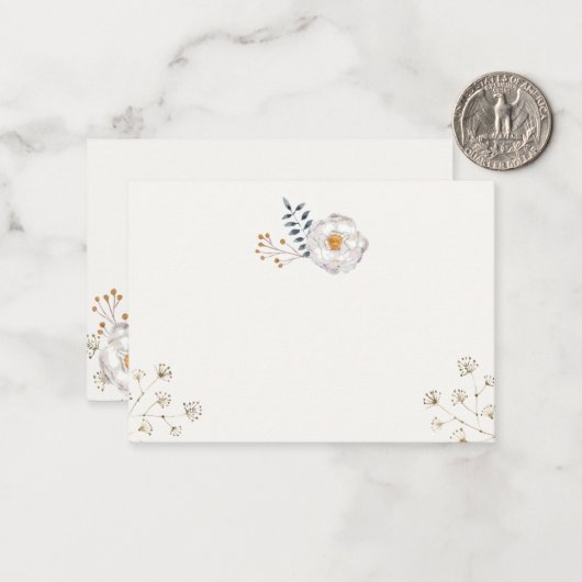 Georgina Mini Carte pour notes (Devant/Arrière en situation)