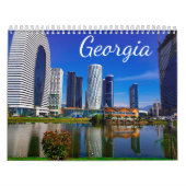 Georgisch architectonisch landschap Tbilisi Barumi Kalender (Hoes)