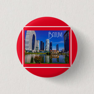 Georgisch architectuurlandschap Batumi Ronde Button 3,2 Cm