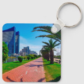 Georgisch architectuurlandschap Batumi Sleutelhanger (Achterkant)