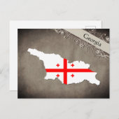 Georgisch Briefkaart (Voorkant / Achterkant)