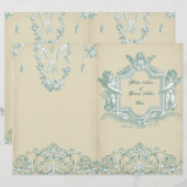 Georgisch (Cream) bi-voudig weddenschapsprogramma (Voorkant / Achterkant)