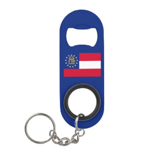 Georgisch vlaggenstaatontwerp sleutelhanger flessenopener