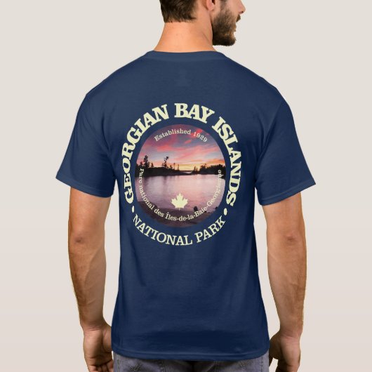 Georgische Bay Eilanden NP T-shirt (Achterkant)