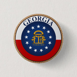 Georgische Button van de vlag