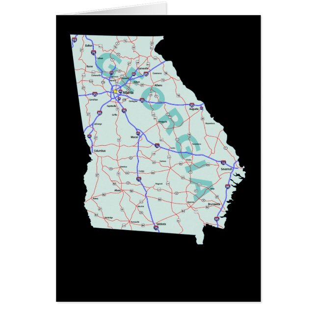 Georgische kaart (Voorkant)