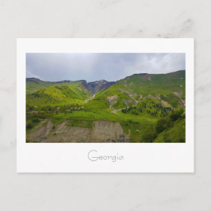 Georgische Kaukasus bergen Landscape Natuur Briefkaart