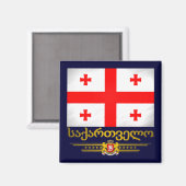 Georgische Pride Magneet (Voorkant / Achterkant)