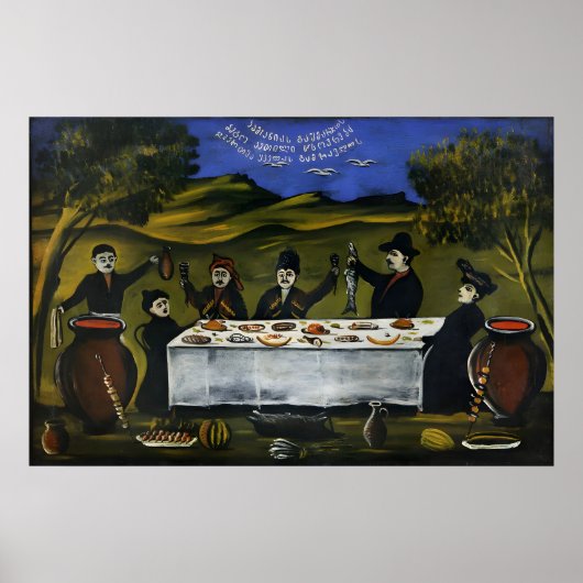 Georgische schilder Niko Pirosmani Poster (Voorkant)