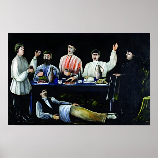 Georgische schilder Niko Pirosmani Poster (Voorkant)