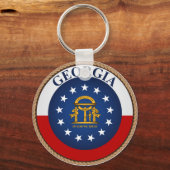 Georgische Sleutelhanger van de vlag (Voorkant)