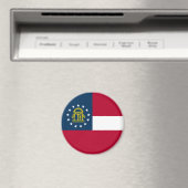 Georgische staatsvlag magneet (Insitu (Vaatwasser))