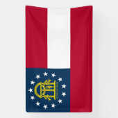 Georgische staatsvlag spandoek (Verticaal)