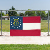 Georgische staatsvlag spandoek (Insitu)