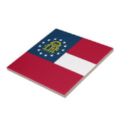 Georgische staatsvlag tegeltje (Zijkant)